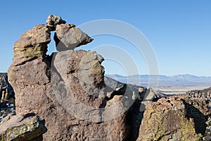 Scenic Chiricahua National Monument Arizona Winter Landscape