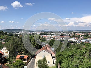 Scenic city view from the Kloster Michelsberg photo