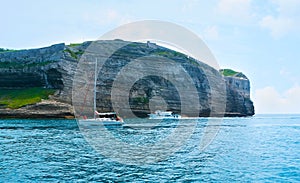 The scenic cliffs of Bonifacio, Corsica, France