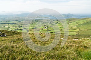 Scenic coastline view of the `Ring of Kerry` in Ireland