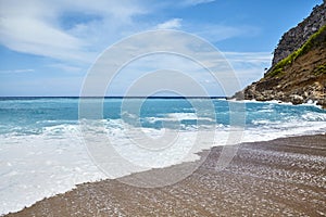 Scenic Coll Baix beach on Mallorca.