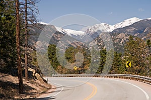 Scenic Colorado highway photo
