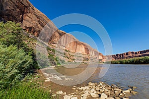 Scenic Colorado River Landscape Moab Utah