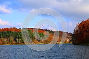 Scenic colorful lakes of Plitvice, Croatia, Europe