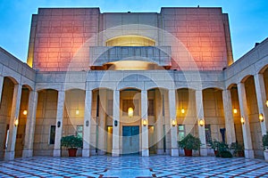 The column court of Cairo Opera House, Egypt photo