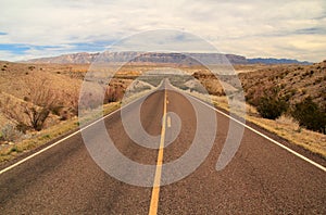 Scenic Desert Highway