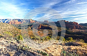 Scenic Desert Panorama Aerial Landscape View Arizona Southwest USA