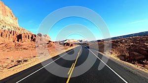 A Scenic Drive Across the Capital Reef Highway in Utah