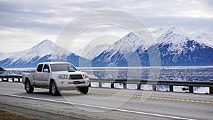 Scenic Driving Turnagin Arm Alaska