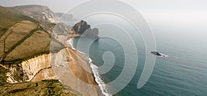 Scenic Durdle Door, Lulworth Cove Landscape