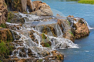 Scenic Fall Creek Falls idaho in Summer