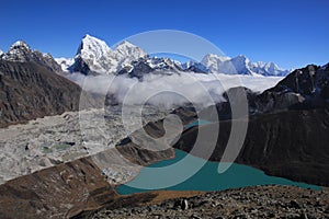 Scenic Gokyo Valley