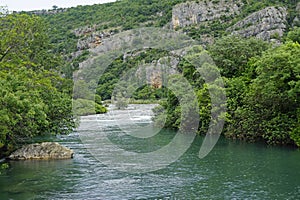 scenic gree nlandscape in krka photo