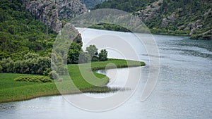 scenic gree nlandscape in krka photo