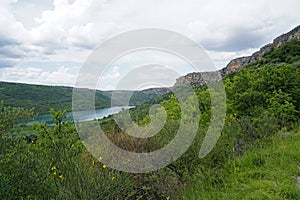 scenic gree nlandscape in krka photo