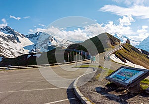 Scenic Grossglockner alpine road