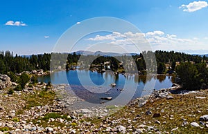 A Scenic High Mountain Lake