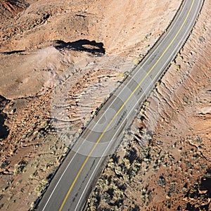 Scenic highway in Utah.