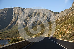 Scenic highway Western Cape Southern Africa