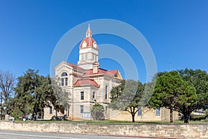 scenic historic city hall of Bandera, Texas photo