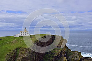 Scenic Historic Lighthouse Landscape of the North West Highlands of Scotland