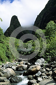 Scenic of Iao Needle, Maui, Hawaii