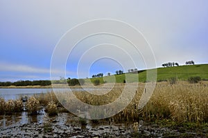 Scenic January Landscape of West Central Scotland