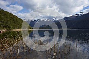 Scenic lake along the Carretera Austral