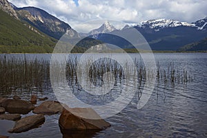 Scenic lake along the Carretera Austral