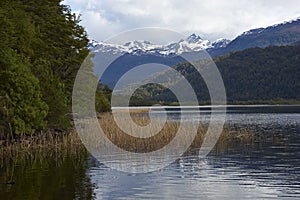 Scenic lake along the Carretera Austral photo