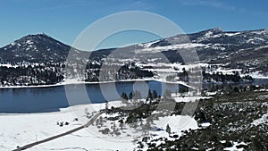 Scenic Lake Cuyamaca in San Diego, California