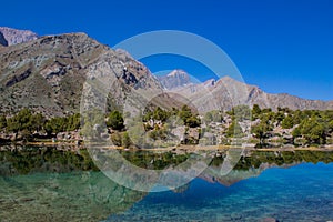 Scenic lake Kulikalon in Fan mountains in Pamir, Tajikistan