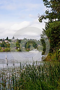 Scenic lake by Seattle