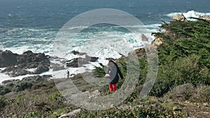 Scenic landscape Big Sur California pacific ocean coast highway 1