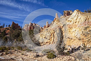 Scenic Landscape in Bryce Canyon National Park Utah