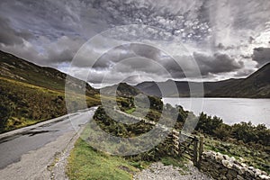 Scenic landscape of Cumbria,Uk.