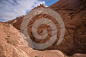 Scenic landscape in Dades Gorges, Atlas Mountains, Morocco