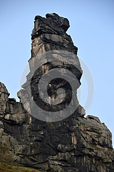 Scenic Landscape at the Devils Wall in Spring, Saxony- Anhalt