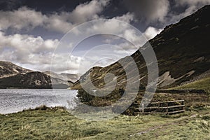 Scenic landscape of Lake District,Cumbria,Uk.