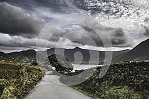 Scenic landscape of Lake District,Cumbria,Uk.