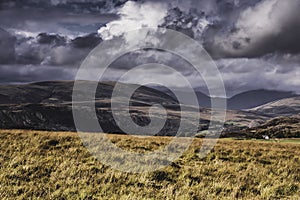 Scenic landscape of Lake District,Cumbria,Uk