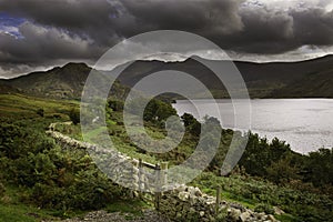 Scenic landscape of Lake District,Cumbria,Uk