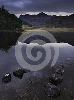 Scenic landscape of Lake District,Cumbria,Uk