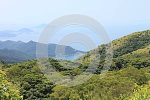 Scenic landscape in Lantau