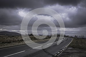 Scenic landscape of Peak District National Park,Derbyshire,Uk