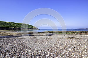 Scenic landscape of Pembrokeshire coast, Uk.Colourful and divers