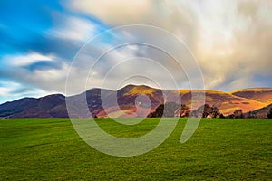 Scenic landscape photo taken in Lake District, England