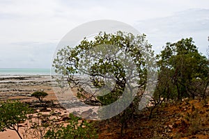 Scenic Landscape in Roebuck Bay, Broome, Western Australia.