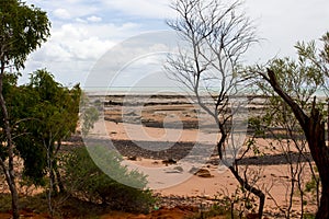 Scenic Landscape in Roebuck Bay, Broome, Western Australia. photo