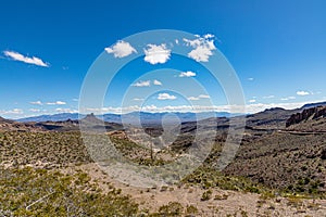 Scenic landscape of Route 66 near Golden Valley